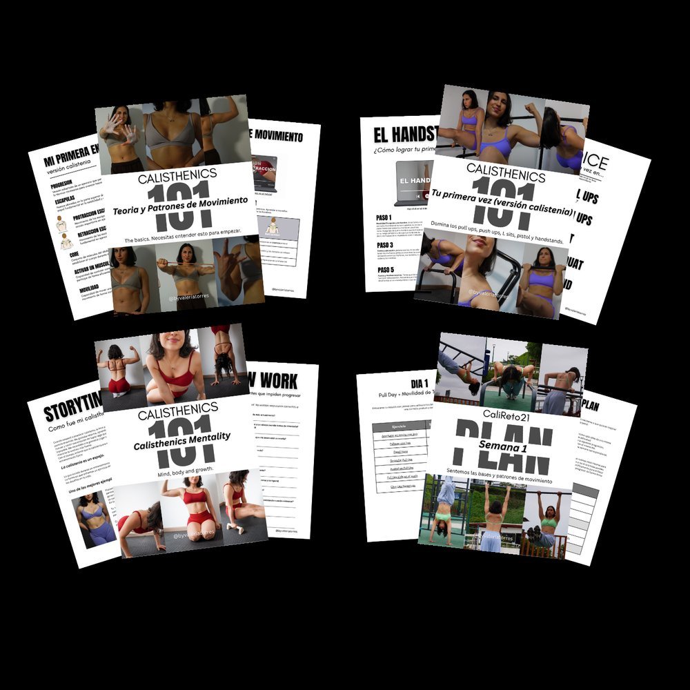 Los 4 ebooks de Calisthenics 101