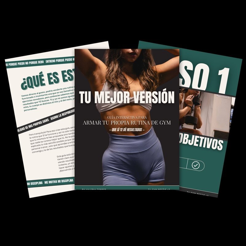 Guía Arma tu rutina de gym